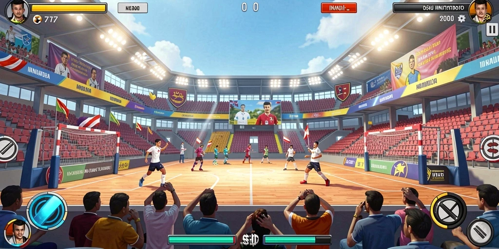 Tangkapan layar memperlihatkan fitur interaksi sosial dalam game.