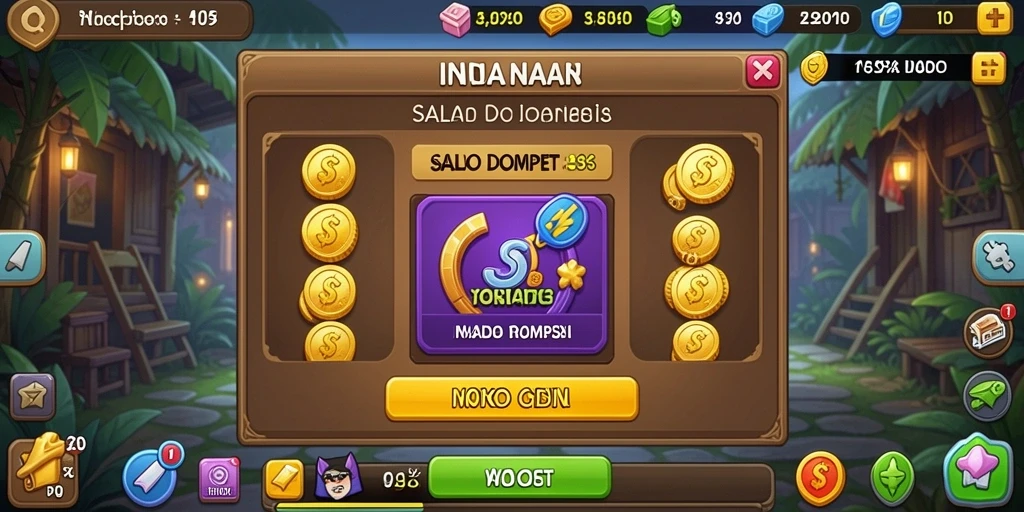 Karakter menarik dalam KNO89 siap bertarung.