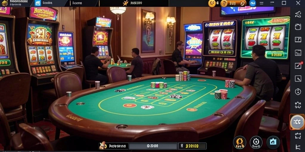 Tangkapan layar memperlihatkan interaksi antar pemain dalam mode multiplayer.