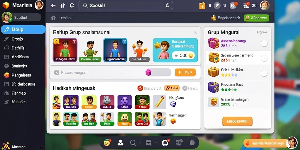 Interaksi multiplayer yang menyenangkan di RSNOK.