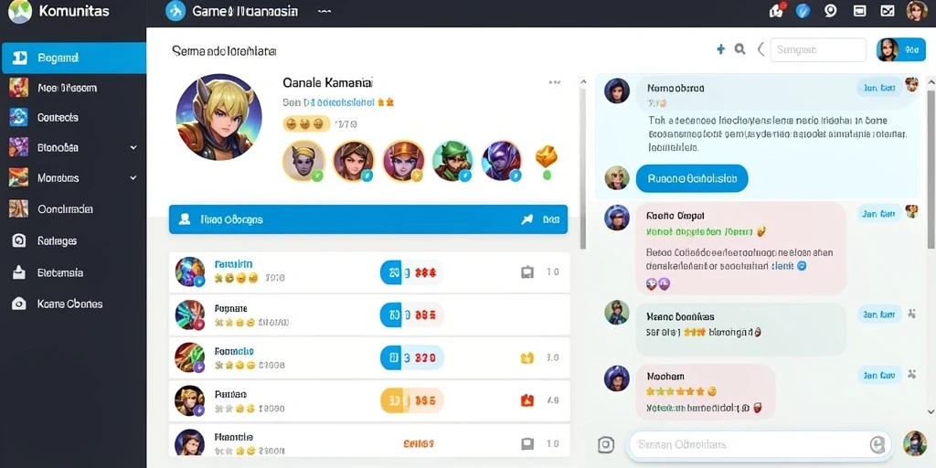 Komunitas aktif untuk interaksi antar pemain.