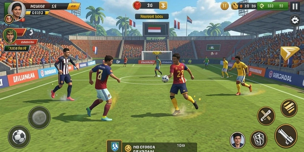Tantangan multiplayer yang mendebarkan.