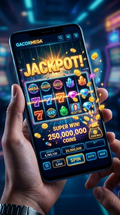gacormega — layar beranda